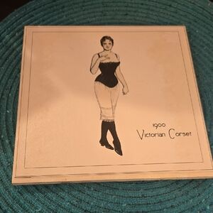 Vintage 1900 Victorian Corset Illustration